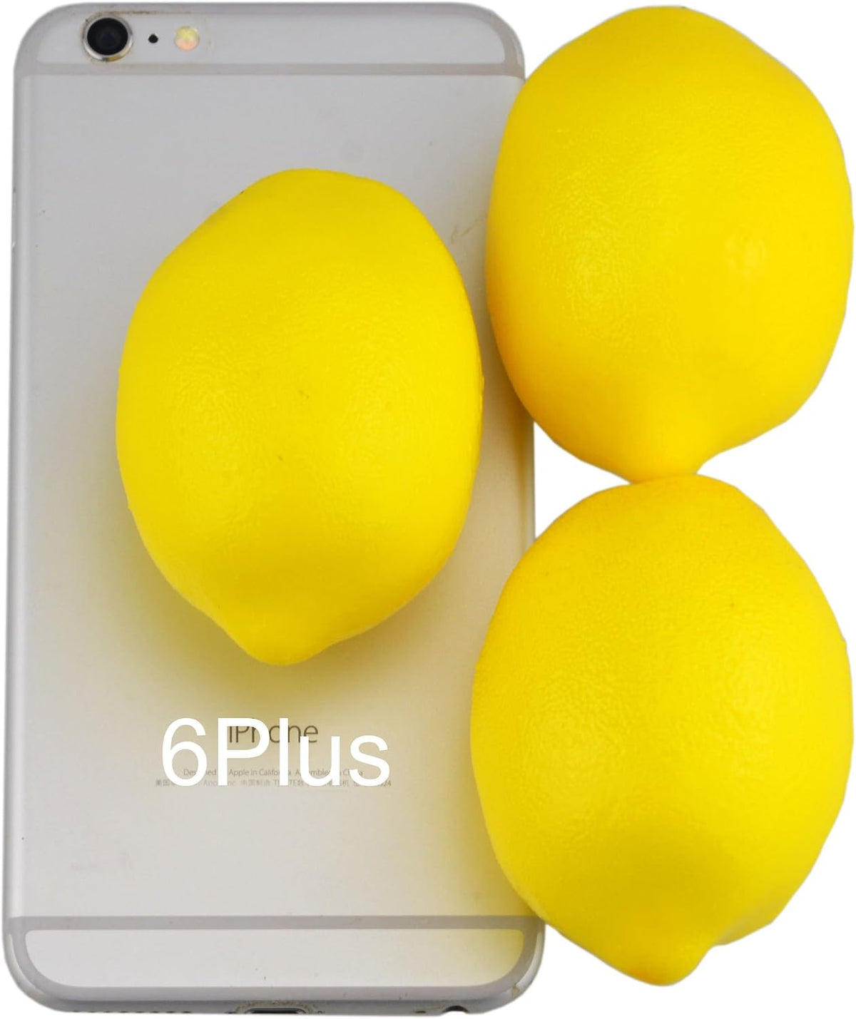 Artificial Lemons Simulation Lifelike Lemons Fake Fruit for Home Kitchen Wedding Party Decoration Photography (Big Size, Yellow)