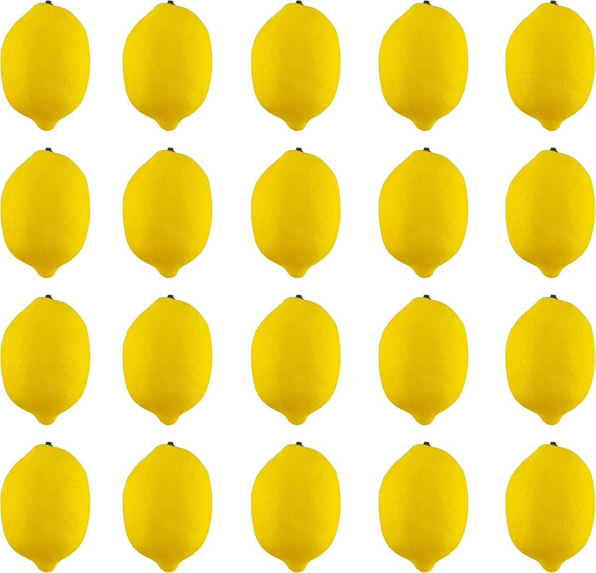 Artificial Lemons Simulation Lifelike Lemons Fake Fruit for Home Kitchen Wedding Party Decoration Photography (Big Size, Yellow)