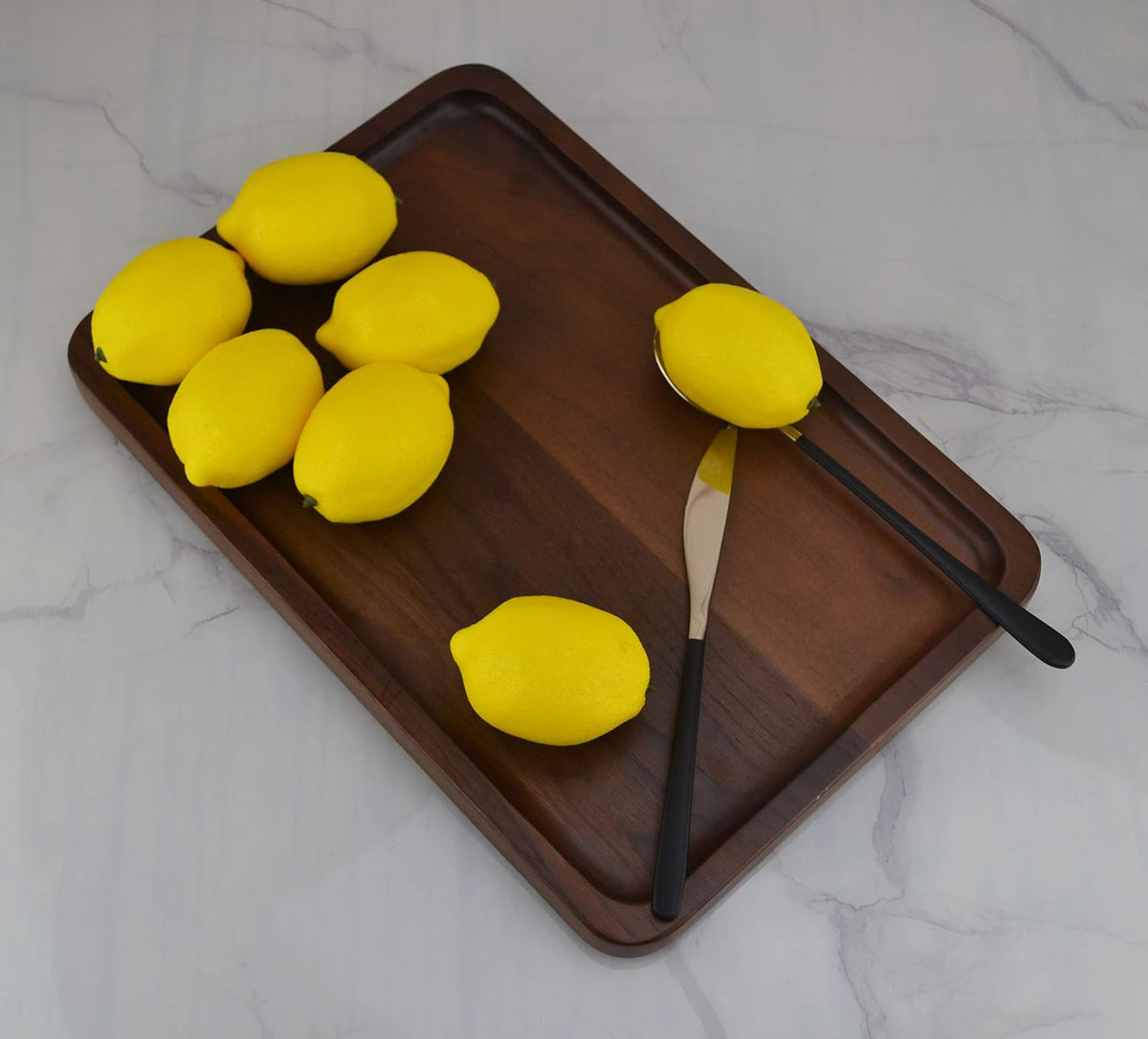 Artificial Lemons Simulation Lifelike Lemons Fake Fruit for Home Kitchen Wedding Party Decoration Photography (Big Size, Yellow)
