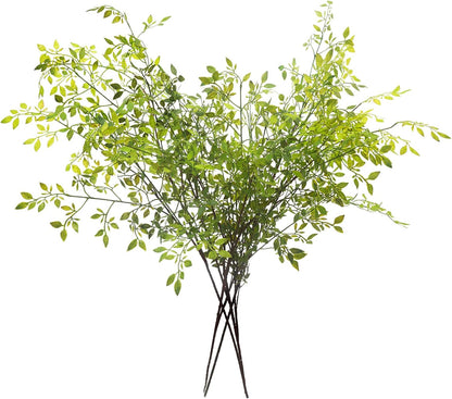 Artificial Plants,6PCS 39" Green Eucalyptus Faux Branches for Vase,Faux Greenery Stems Artificial Plants for Shop Garden Office Home Décor (6, Green Eucalyptus)