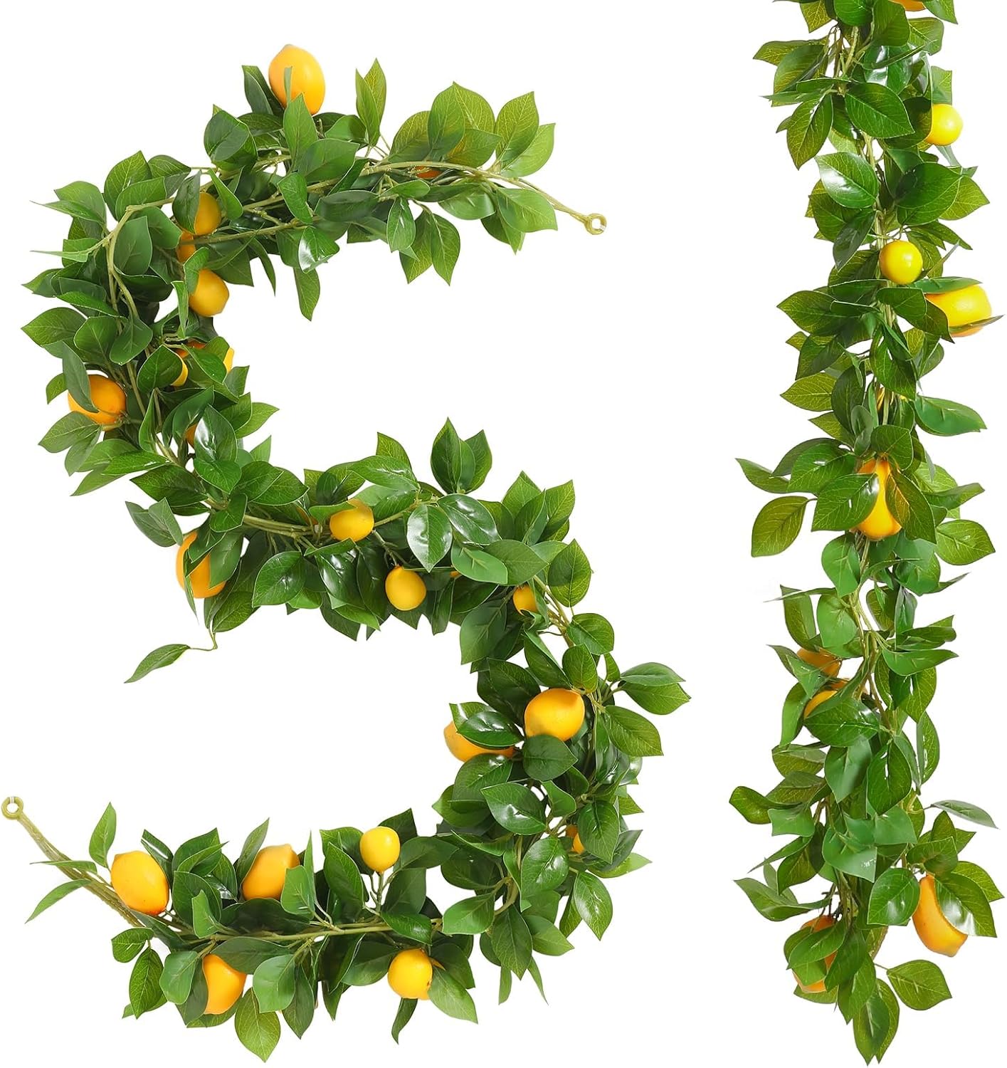 3Pcs Artificial Greenery Ivy Vines Kit, 6FT Odorless Silk Ivy Garland, Green Leaves Fake Hanging Plants, for Boho Decor, Home, Classroom, Wall, Party and Wedding Decoration