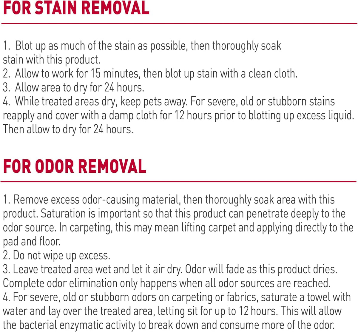 Outdoor Pet Stain & Odor Remover, 64 oz Flip & Go Sprayer