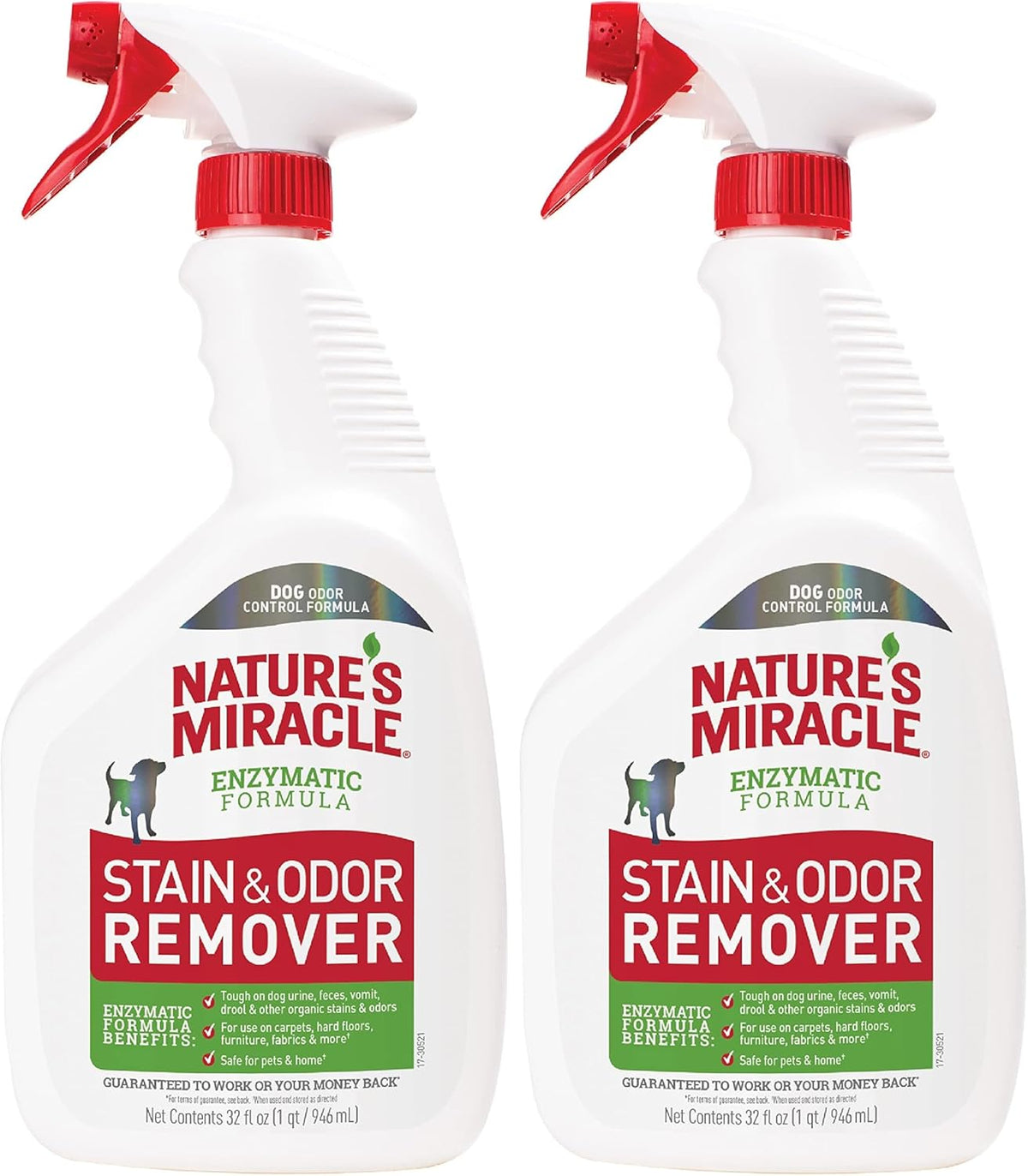 Outdoor Pet Stain & Odor Remover, 64 oz Flip & Go Sprayer