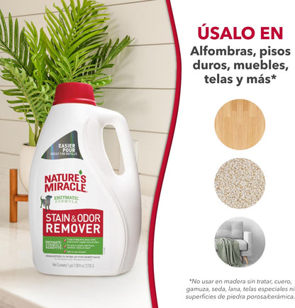 Outdoor Pet Stain & Odor Remover, 64 oz Flip & Go Sprayer