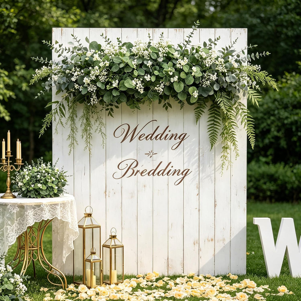 200 Pcs 8 Kinds Mixed Artificial Eucalyptus Stems Bulk Fake Silver Dollar Eucalyptus White Seeds Stems Bundle Faux Plants Greenery for DIY Bouquets Floral Arrangement Wedding Engagement Party Decor