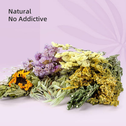 Natural & Soft Hamster Bedding Mate Small Animal Habitat Decor for Syrian Dwarf Hamsters Gerbils Mice Degus Bunny or Other Small-Sized Pet (Flowers Scent Path)