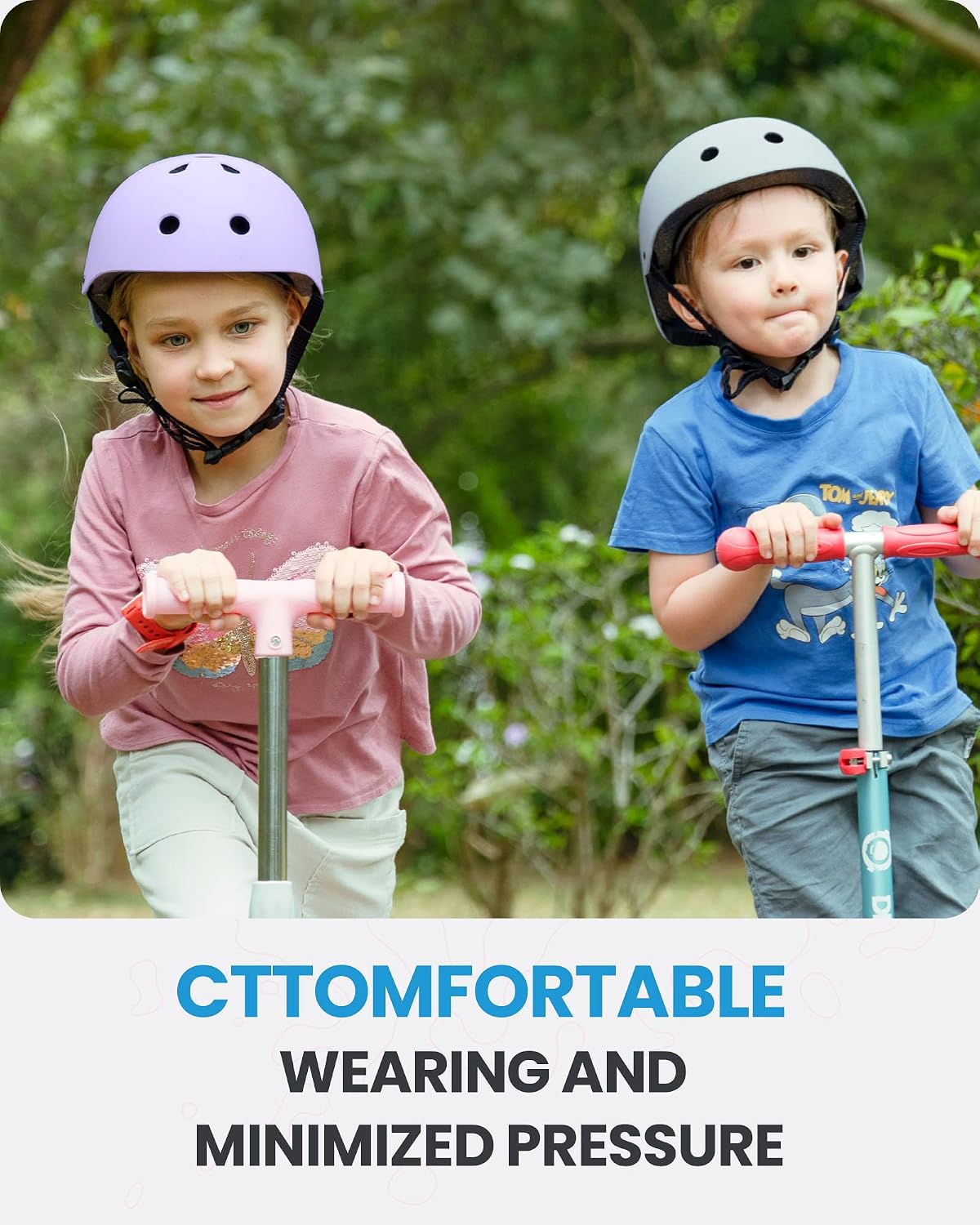 Kids Bike Helmet, Adjustable for Cycling & Skating | ABS shell + EPS foam, Breathable washable liners, CPSC certified, Adjustable dial & strap, Toddler to youth fit