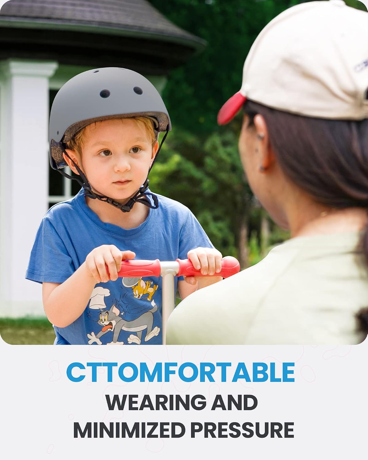 Kids Bike Helmet, Adjustable for Cycling & Skating | ABS shell + EPS foam, Breathable washable liners, CPSC certified, Adjustable dial & strap, Toddler to youth fit