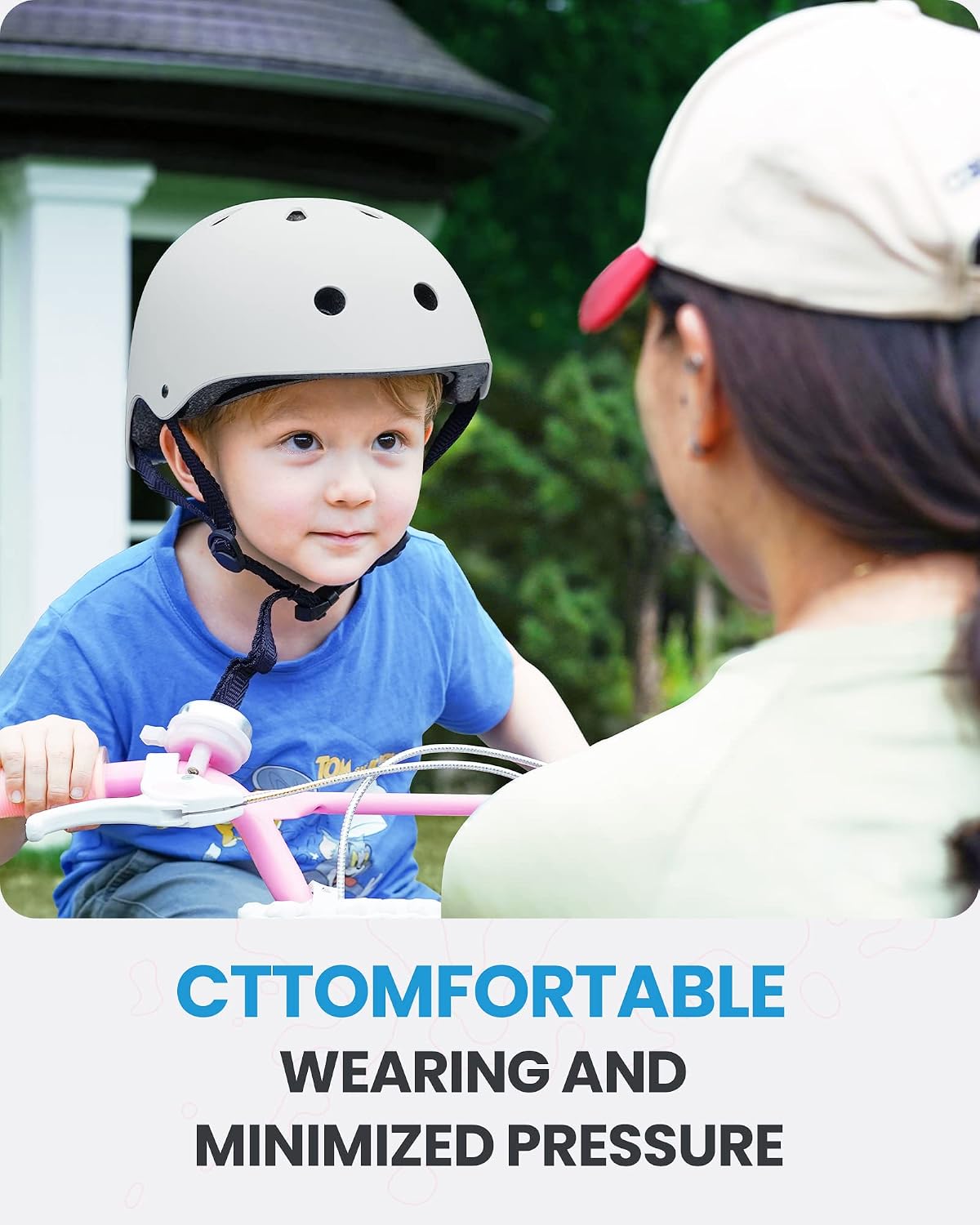 Kids Bike Helmet, Adjustable for Cycling & Skating | ABS shell + EPS foam, Breathable washable liners, CPSC certified, Adjustable dial & strap, Toddler to youth fit