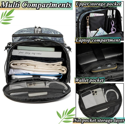 SDTAME Gym Duffel Backpack with Shoe Pocket & Laptop Sleeve
