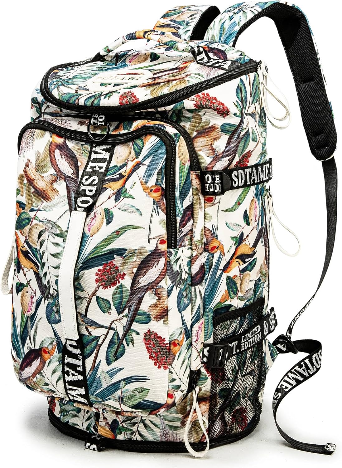 SDTAME Gym Duffel Backpack with Shoe Pocket & Laptop Sleeve