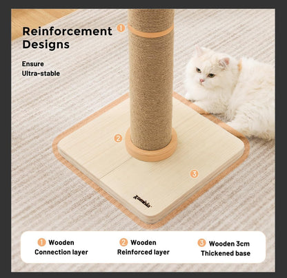 35'' Tall Cat Scratching Post for Indoor Cats Adults
