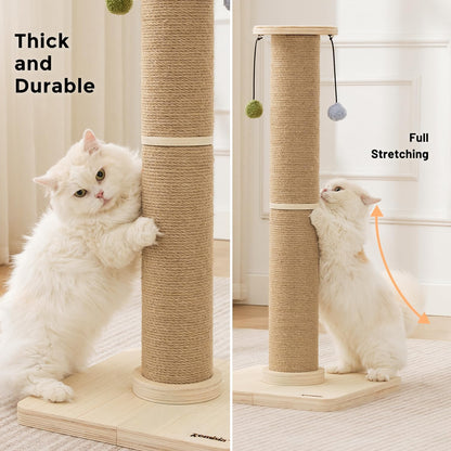 35'' Tall Cat Scratching Post for Indoor Cats Adults