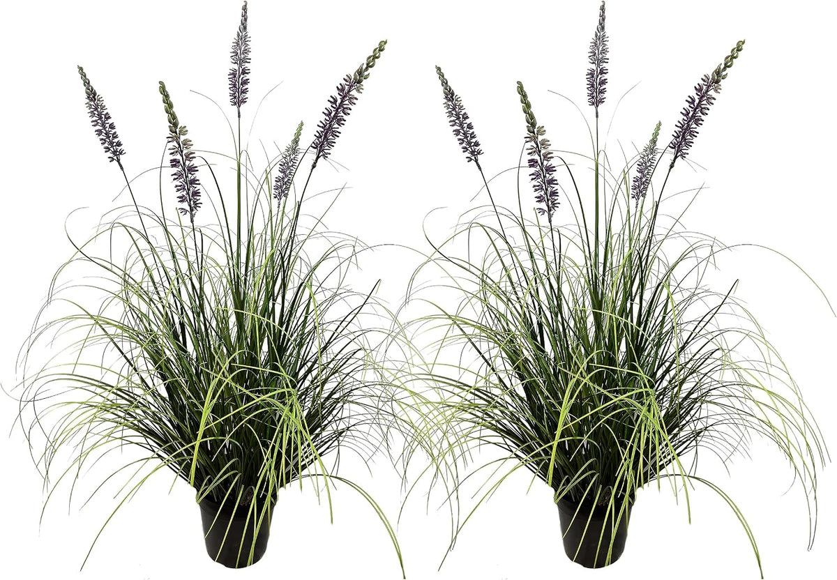 Artificial Plant 47in Tall Artificial Lavender Plant,Faux Plants Indoor Home Decorative Artificial Plants & Flowers in Pot Fake Plant, House Plant Indoor