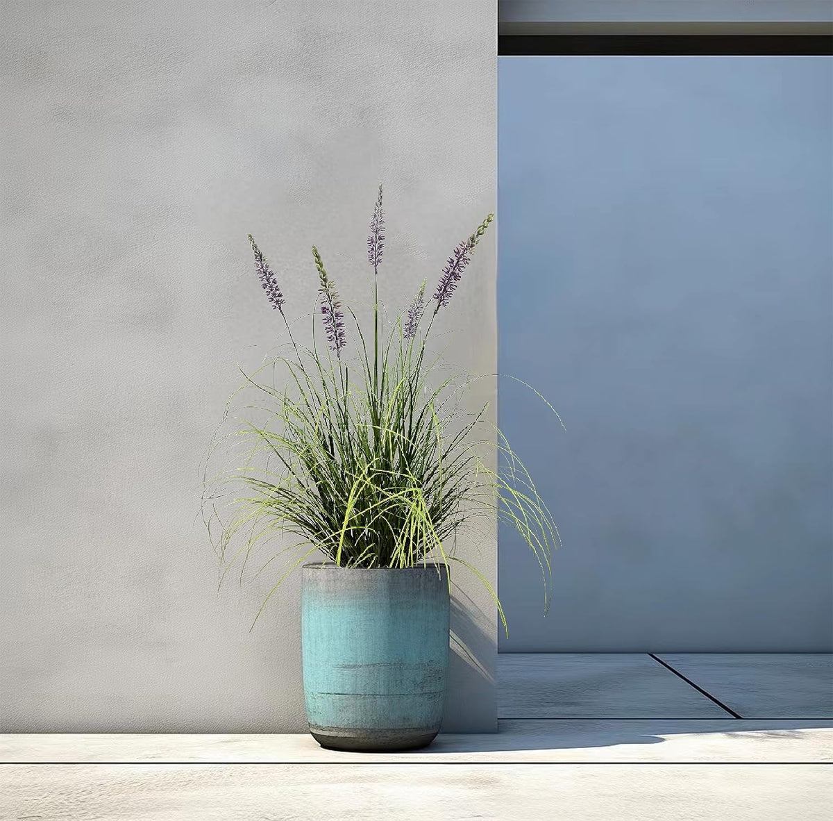 Artificial Plant 47in Tall Artificial Lavender Plant,Faux Plants Indoor Home Decorative Artificial Plants & Flowers in Pot Fake Plant, House Plant Indoor