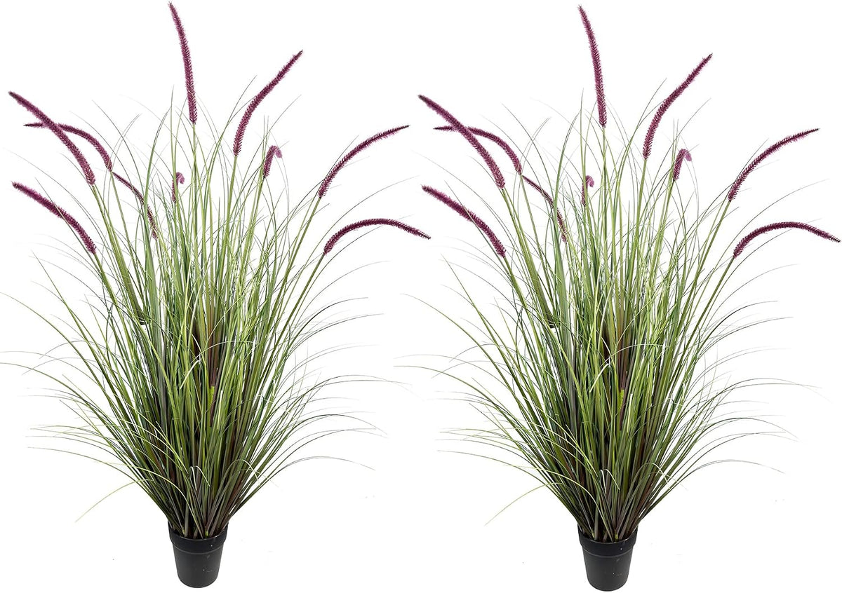 Artificial Plant 47in Tall Artificial Lavender Plant,Faux Plants Indoor Home Decorative Artificial Plants & Flowers in Pot Fake Plant, House Plant Indoor