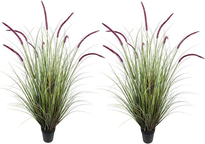 Artificial Plant 47in Tall Artificial Lavender Plant,Faux Plants Indoor Home Decorative Artificial Plants & Flowers in Pot Fake Plant, House Plant Indoor