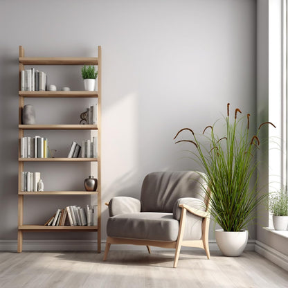 Artificial Plant 47in Tall Artificial Lavender Plant,Faux Plants Indoor Home Decorative Artificial Plants & Flowers in Pot Fake Plant, House Plant Indoor