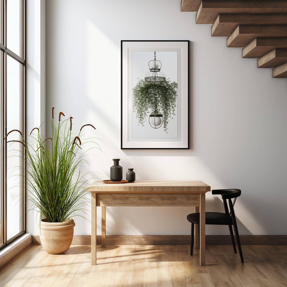 Artificial Plant 47in Tall Artificial Lavender Plant,Faux Plants Indoor Home Decorative Artificial Plants & Flowers in Pot Fake Plant, House Plant Indoor