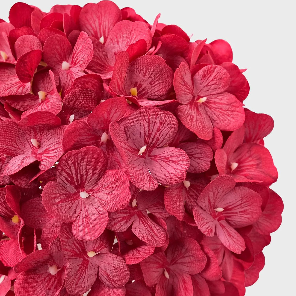 JINWOE Fall Boho Hydrangea Artificial Flowers,4PCS 21" Silk Real Touch Flowers, Faux Flowers Fake Artificial Hydrangeas with Stems for Bouquet Table Centerpieces Halloween