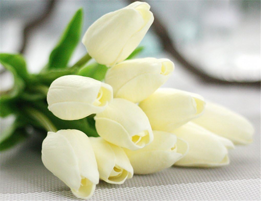 30 pcs Real-Touch Artificial Tulip Flowers Home Wedding Party Decor
