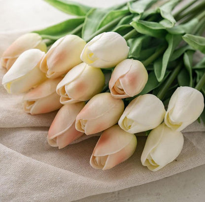 30 pcs Real-Touch Artificial Tulip Flowers Home Wedding Party Decor