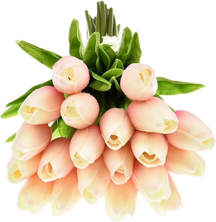 30 pcs Real-Touch Artificial Tulip Flowers Home Wedding Party Decor