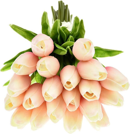 30 pcs Real-Touch Artificial Tulip Flowers Home Wedding Party Decor