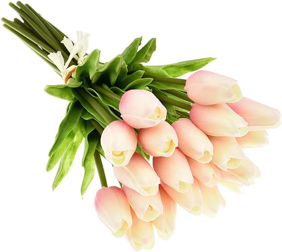 30 pcs Real-Touch Artificial Tulip Flowers Home Wedding Party Decor