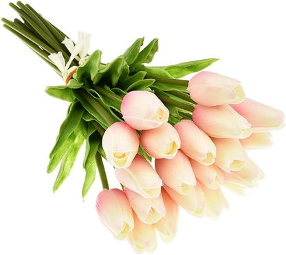 30 pcs Real-Touch Artificial Tulip Flowers Home Wedding Party Decor
