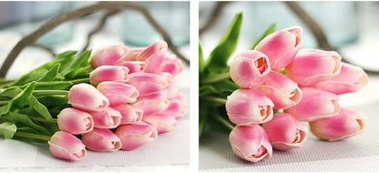 30 pcs Real-Touch Artificial Tulip Flowers Home Wedding Party Decor