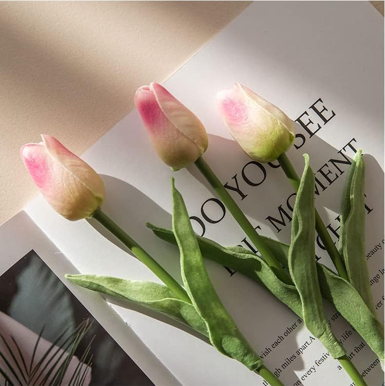 30 pcs Real-Touch Artificial Tulip Flowers Home Wedding Party Decor