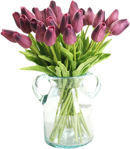 30 pcs Real-Touch Artificial Tulip Flowers Home Wedding Party Decor