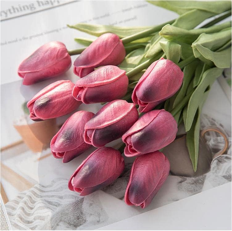 30 pcs Real-Touch Artificial Tulip Flowers Home Wedding Party Decor