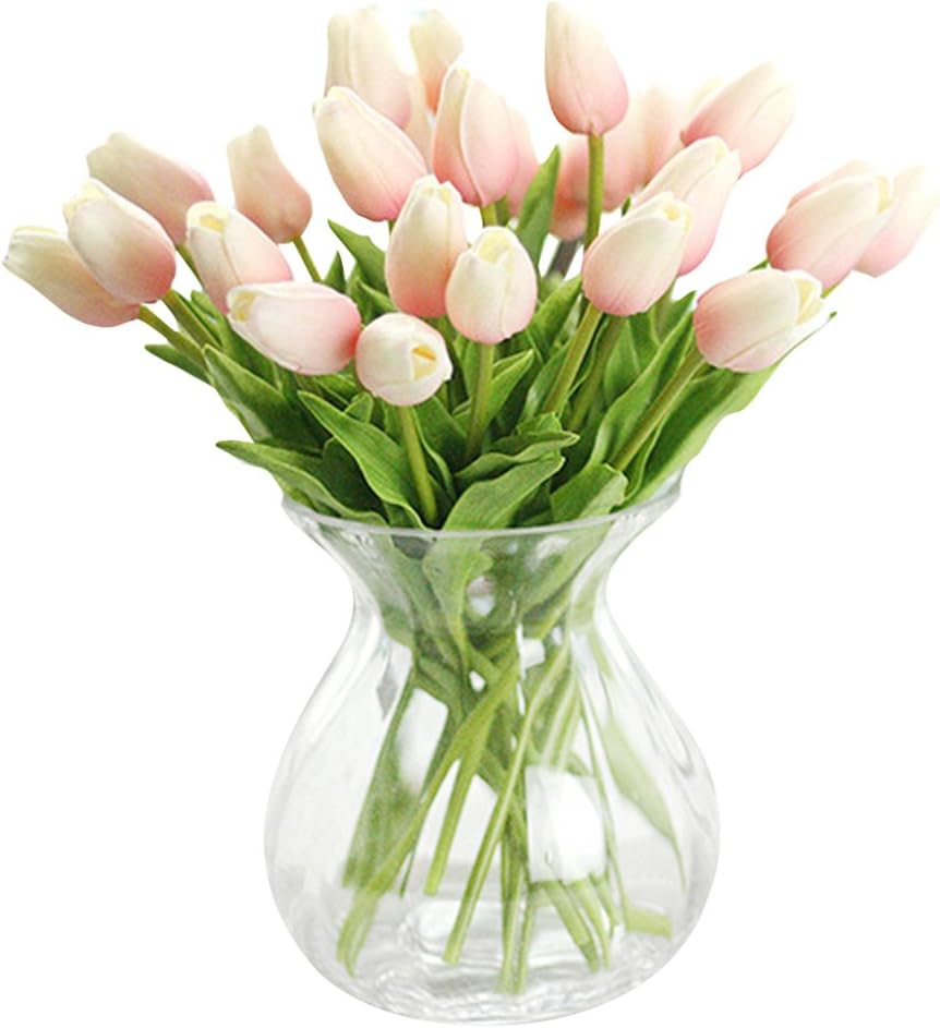 30 pcs Real-Touch Artificial Tulip Flowers Home Wedding Party Decor