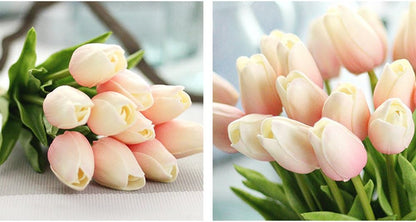 30 pcs Real-Touch Artificial Tulip Flowers Home Wedding Party Decor