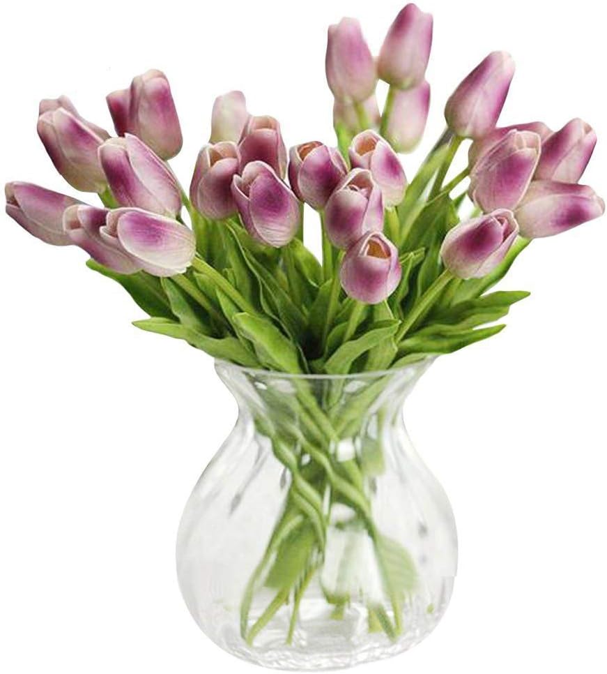 30 pcs Real-Touch Artificial Tulip Flowers Home Wedding Party Decor