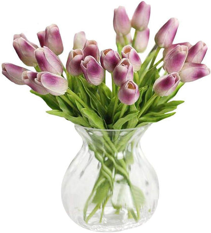 30 pcs Real-Touch Artificial Tulip Flowers Home Wedding Party Decor