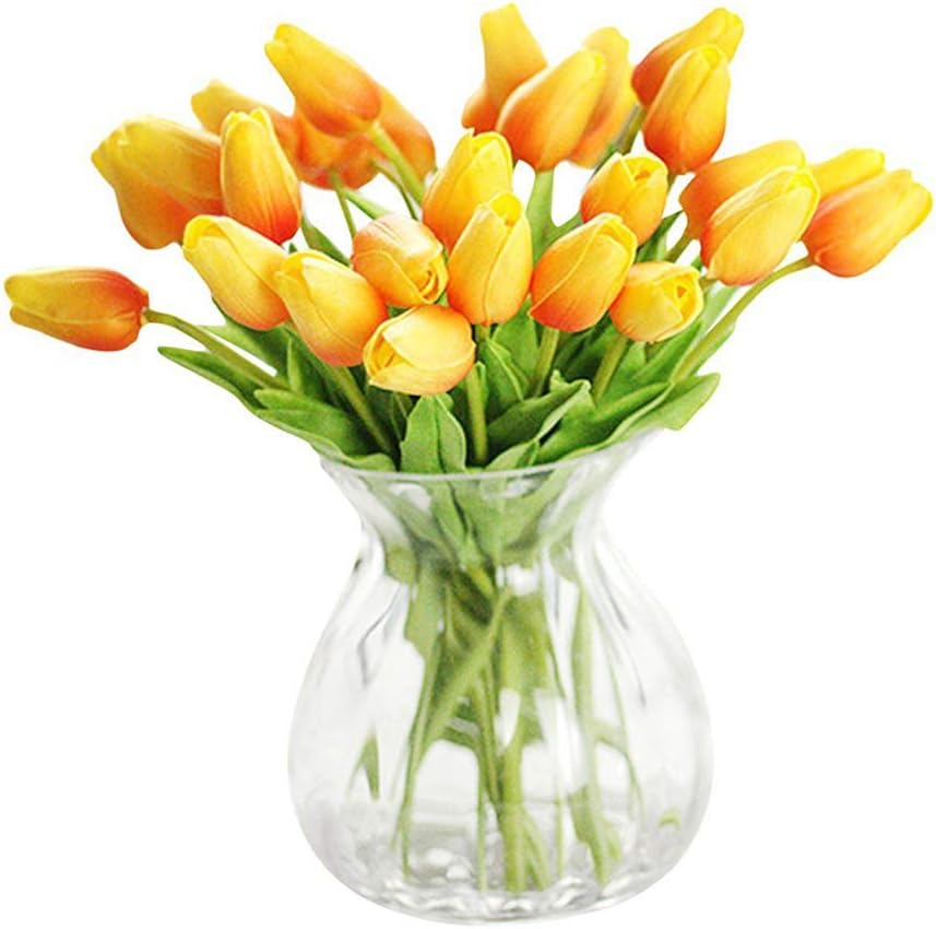 30 pcs Real-Touch Artificial Tulip Flowers Home Wedding Party Decor