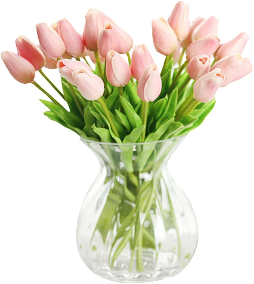 30 pcs Real-Touch Artificial Tulip Flowers Home Wedding Party Decor