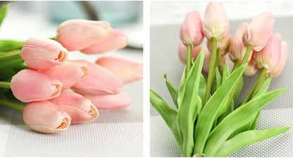 30 pcs Real-Touch Artificial Tulip Flowers Home Wedding Party Decor