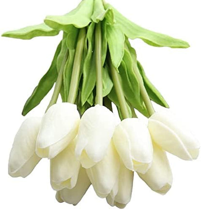 30 pcs Real-Touch Artificial Tulip Flowers Home Wedding Party Decor