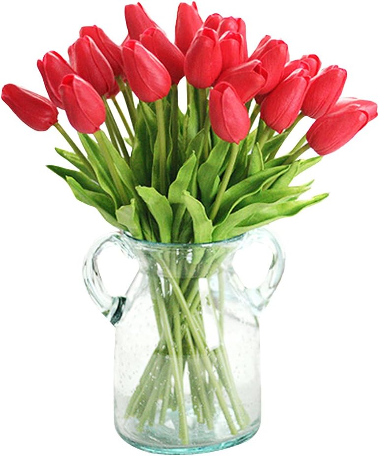 30 pcs Real-Touch Artificial Tulip Flowers Home Wedding Party Decor