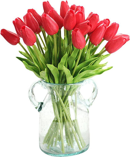 30 pcs Real-Touch Artificial Tulip Flowers Home Wedding Party Decor
