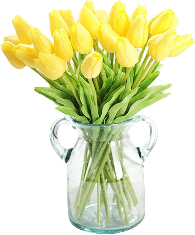 30 pcs Real-Touch Artificial Tulip Flowers Home Wedding Party Decor