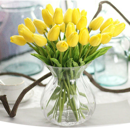 30 pcs Real-Touch Artificial Tulip Flowers Home Wedding Party Decor