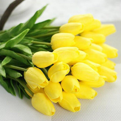 30 pcs Real-Touch Artificial Tulip Flowers Home Wedding Party Decor