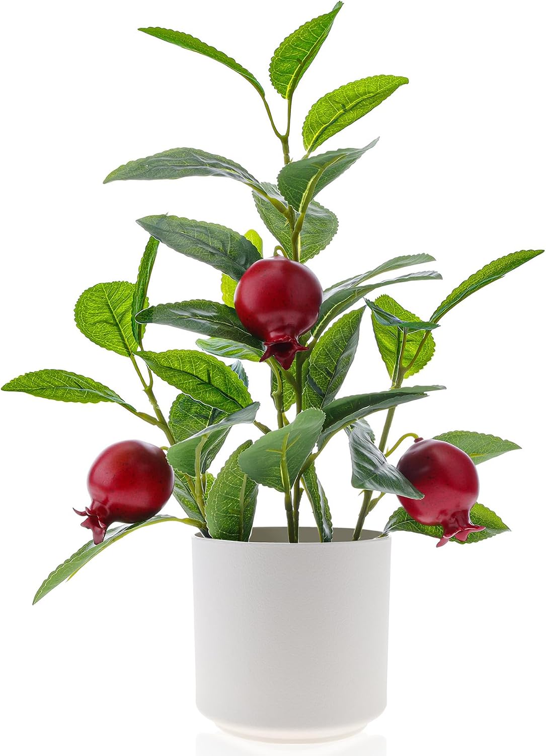 Artificial Yellow Lemons Plants Potted 14.5" Table Centerpiece