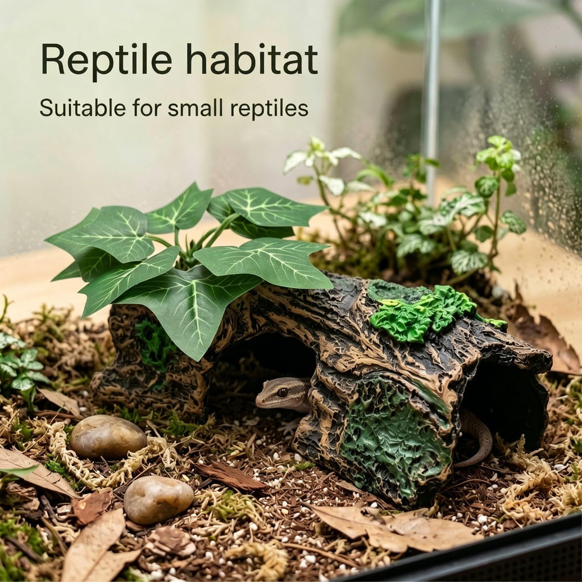 Aquarium Decor, Betta Fish Tank Accessories, Reptile Hide