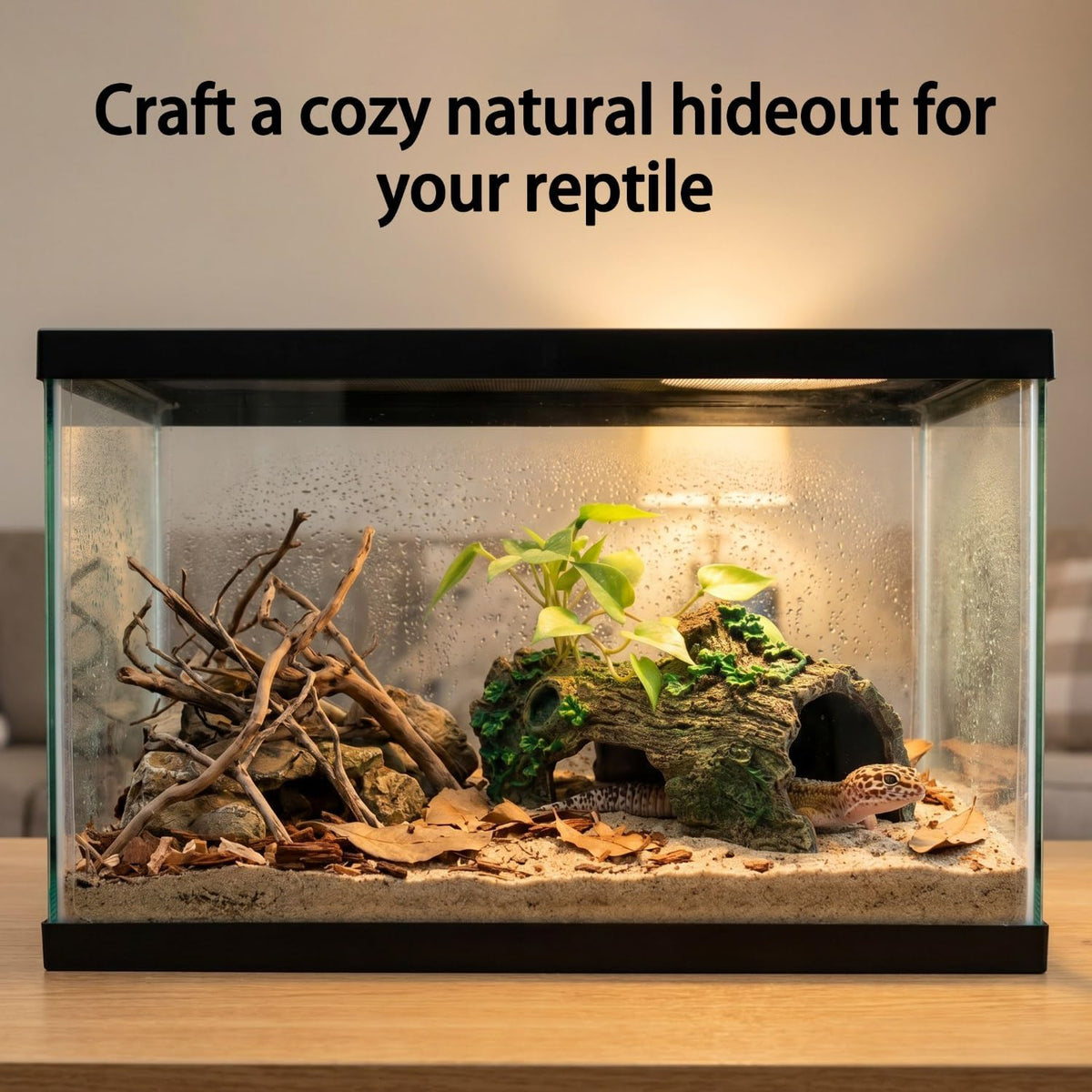 Aquarium Decor, Betta Fish Tank Accessories, Reptile Hide